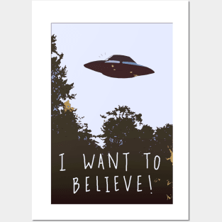 I Want To Believe Posters and Art